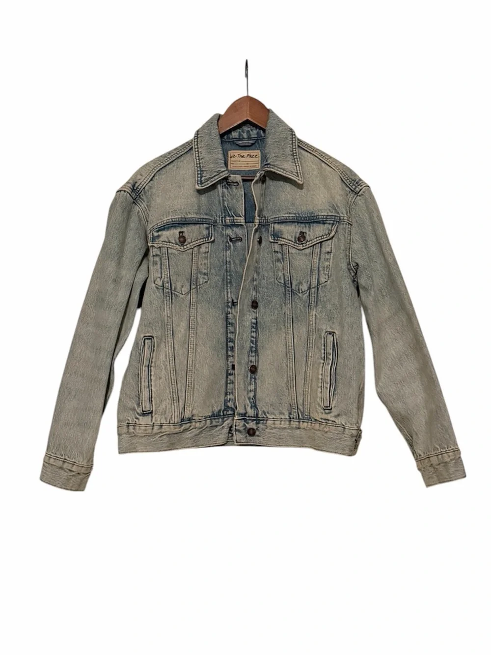 Free people denim jacket- XS - Picture 2 of 5